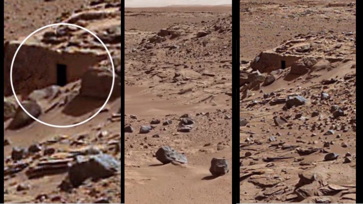 धरती से 20 करोड़ मील दूर मंगल ग्रह पर NASA के रोवर ने खींची चौंकाने वाली तस्वीर, घरनुमा संरचना में लगा दरवाजा; यहां कौन रहता था?