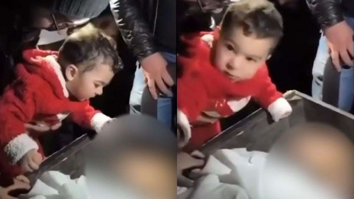 VIDEO: शहीद जवान के शव को देखकर पापा..पापा पुकारती रही मासूम बेटी, आखिरी विदाई जिसने भी देखा रो दिया