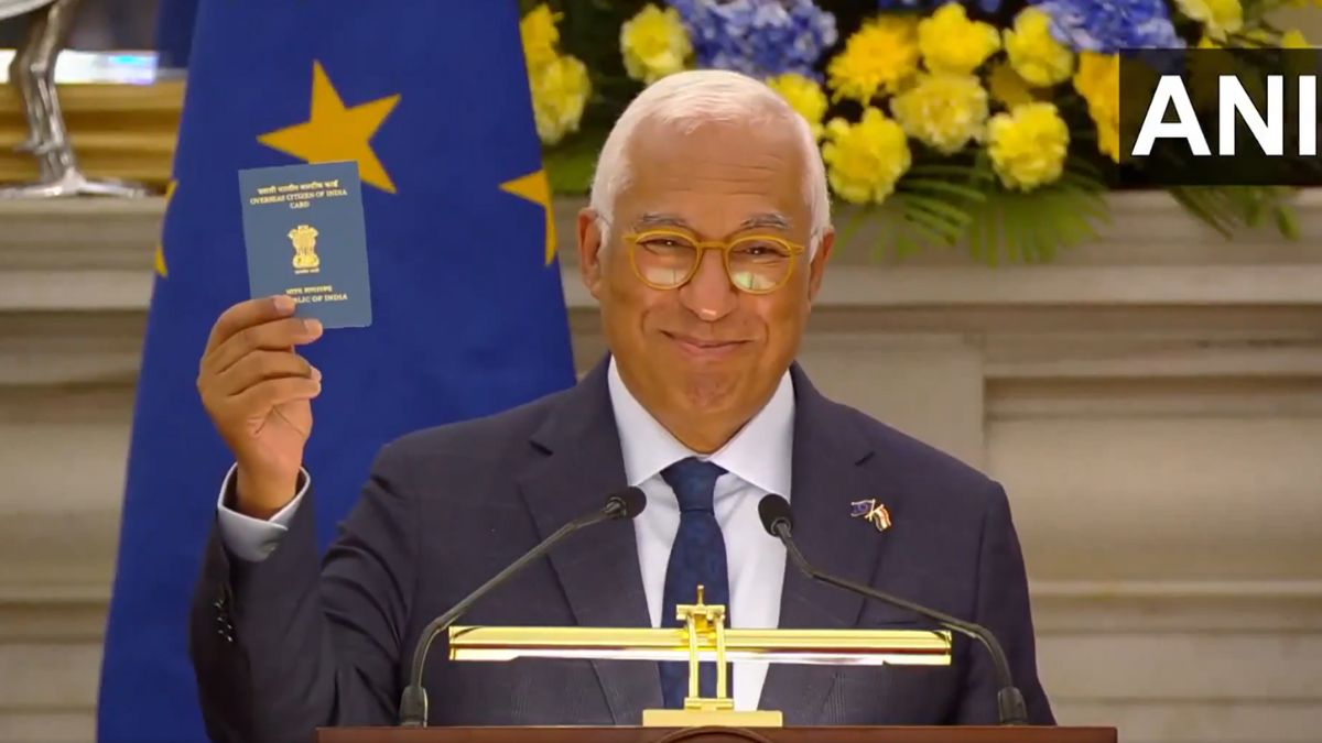 यूरोपीय परिषद के अध्यक्ष एंटोनियो लुइस ने दिखाया OCI कार्ड, गोवा से जुड़ी हुई हैं जड़ें- जानें डिटेल्स