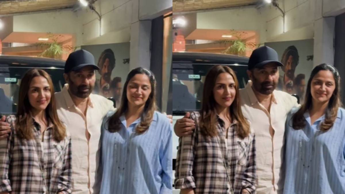 धर्मेंद्र की मौत के बाद पहली बार ईशा देओल और अहाना संग दिखे सनी देओल, खूब लुटाया प्यार, भाई-बहन को देख झूमे फैंस