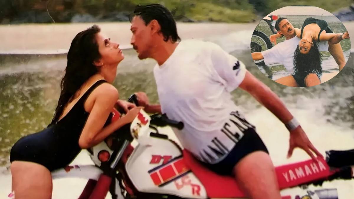 जैकी श्रॉफ और उर्मिला मातोंडकर का अतरंगा फोटोशूट, कभी ऊपर तो कभी बाइक के टायर पर लटकी एक्ट्रेस, सेंशुअल केमिस्ट्री देख लोग करने लगे ऐसी-ऐसी बातें