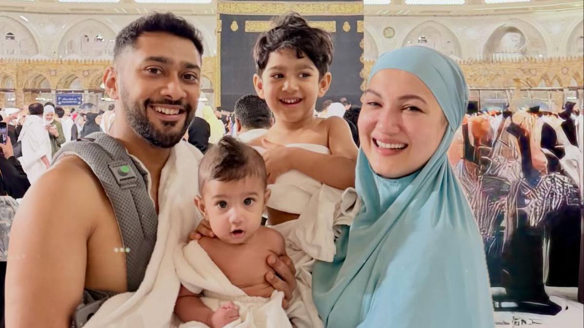 रमजान के पाक महीने में मक्का से गौहर खान ने दिया सरप्राइज, पहली बार दिखाया छोटे बेटे का चेहरा