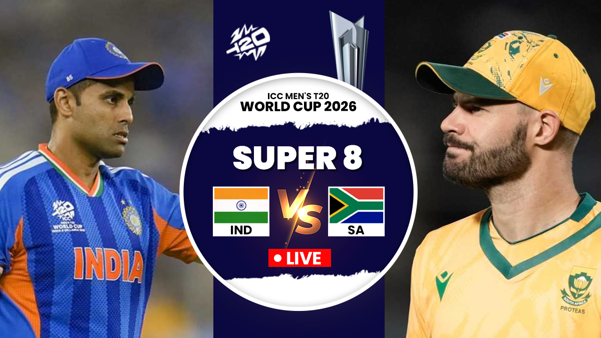 IND vs SA Live Score: भारत और साउथ अफ्रीका में सुपर 8 की जंग, साढ़े छह बजे होगा टॉस