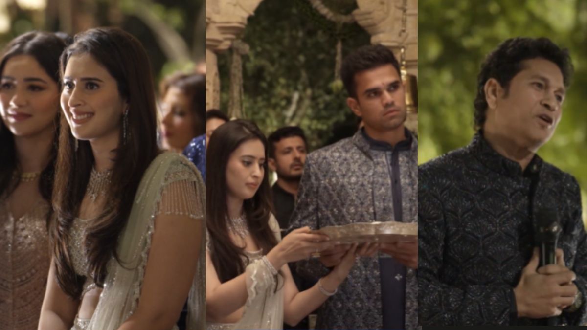 अर्जुन तेंदुलकर का प्री वेडिंग फंक्शन, सचिन तेंदुलकर ने कही भावुक कर देने वाली बात