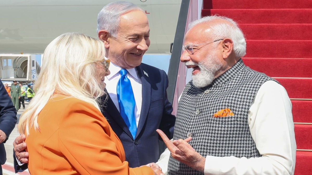 इजरायल में PM मोदी का शानदार स्वागत, नेतन्याहू की पत्नी और प्रधानमंत्री की ड्रेस का जुड़ा खास कनेक्शन