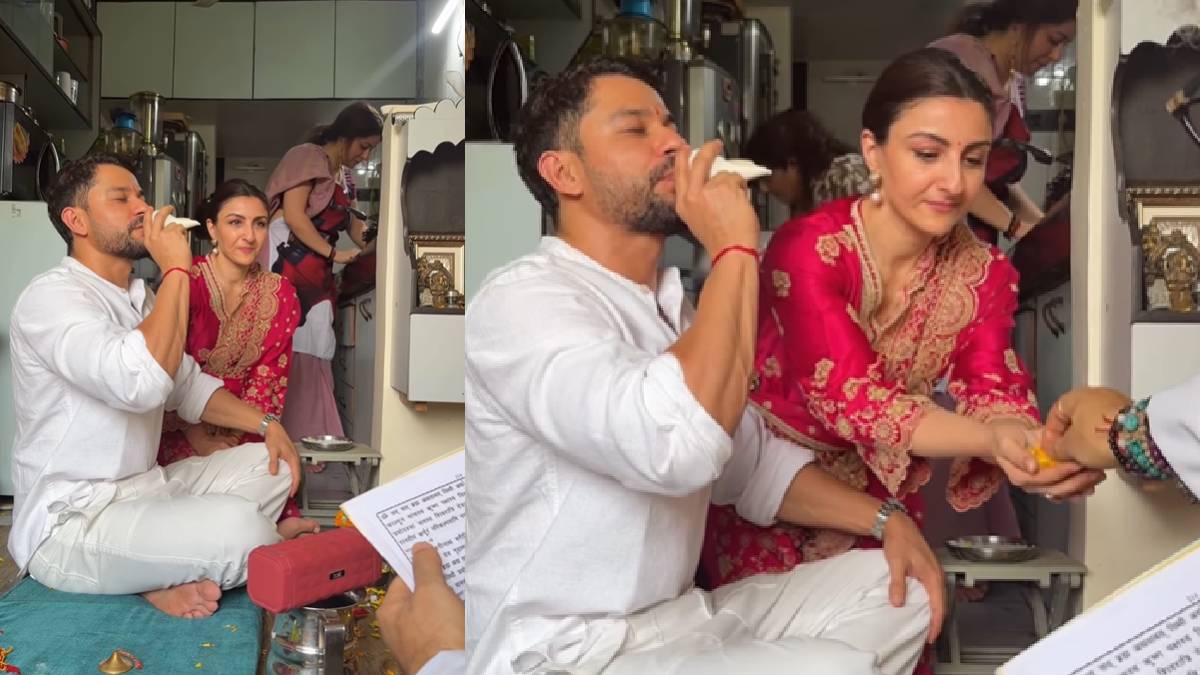 सोहा अली खान ने घर पर धूमधाम से मनाई शिवरात्रि, पूजा में शामिल हुए पति, शेयर की तस्वीरें