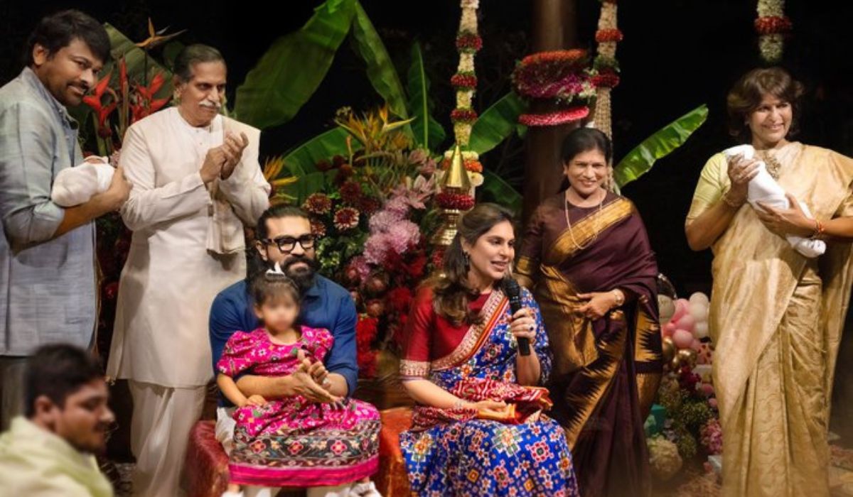 Chiranjeevi ने शेयर की जुड़वां पोते-पोती की पहली तस्वीर, राम चरण-उपासना बड़ी बेटी क्लिन संग आए नजर
