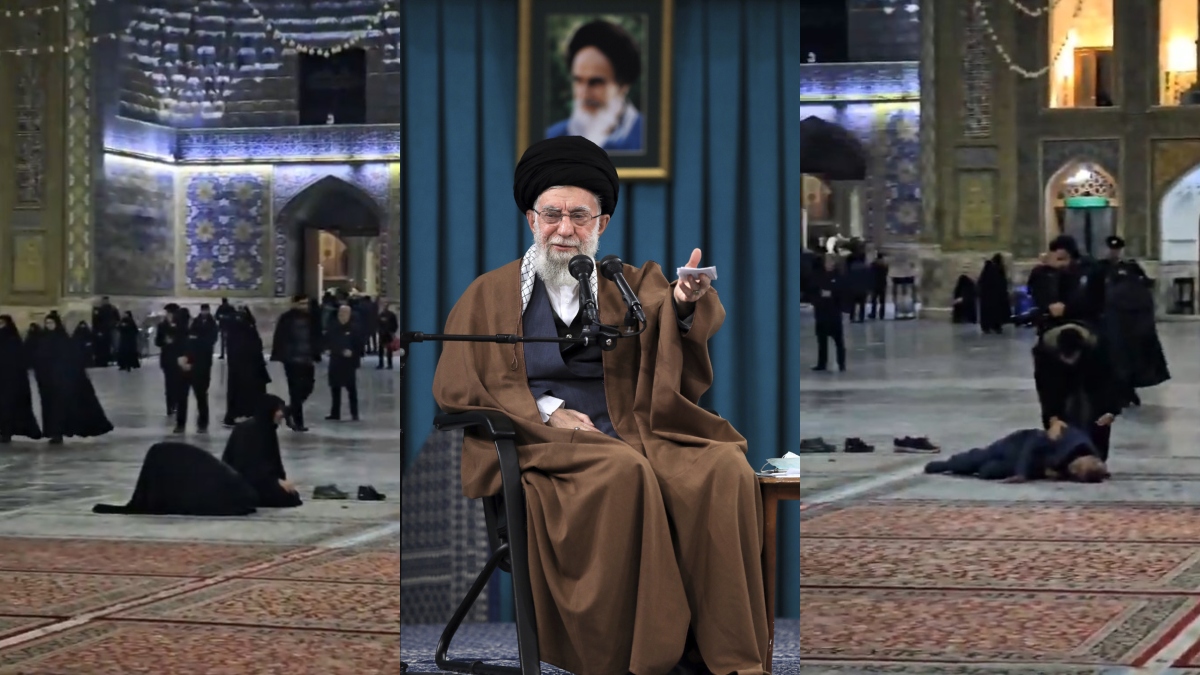 गमगीन हुआ ईरान... प्रेस टीवी पर अली खामेनेई के मारे जाने की यूं पढ़ी गई खबर, इमाम रजा की मजार पर रोते-बिलखते दिखे लोग