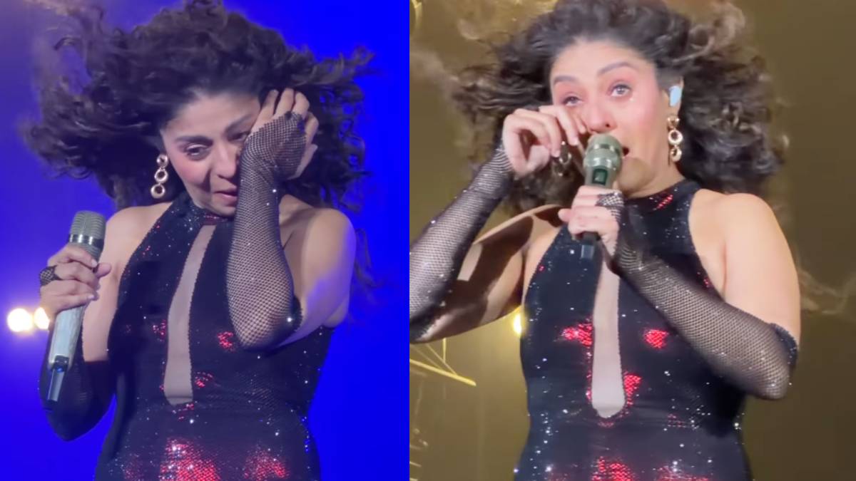 लाइव कॉन्सर्ट में रो पड़ीं सुनिधि चौहान, आंखों में आंसू लिए फैंस से मांगी माफी, बोलीं- 'ये मेरे साथ कभी नहीं हुआ'