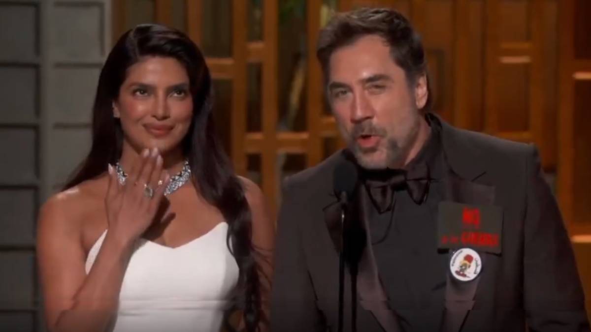 Oscars 2026 के स्टेज पर गूंजा 'फ्री फिलिस्तान', स्पेनिश एक्टर ने लगाया नारा, प्रियंका चोपड़ा का रिएक्शन वायरल