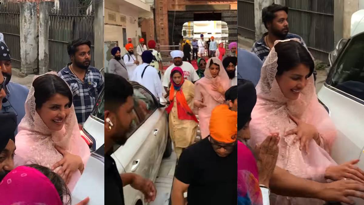 अमृतसर में देसी गर्ल, गोल्डन टेंपल में प्रियंका चोपड़ा ने टेका माथा, पीच सूट में सादगी से जीता फैंस का दिल