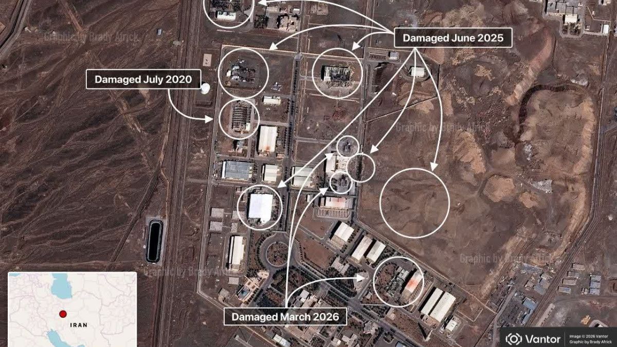 Israel US Iran War Live Updates:ईरान के नतान्ज न्यूक्लियर साइट पर फिर हुआ है हमला, सैटेलाइट तस्वीरों ने खोले राज