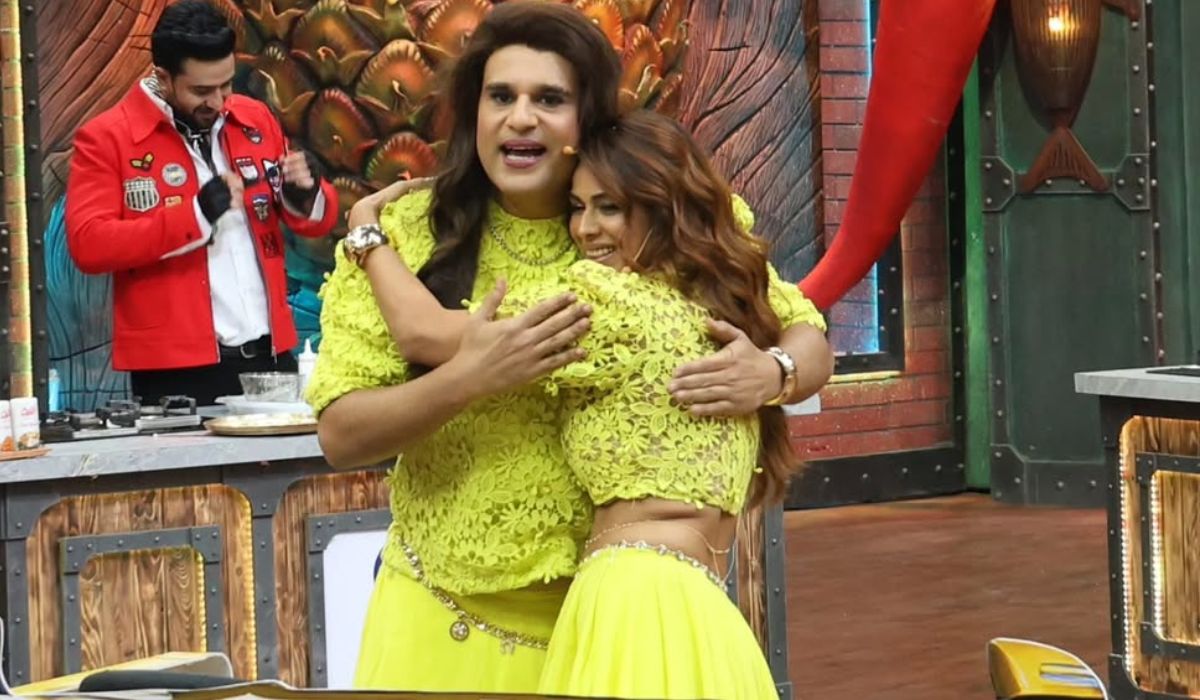 'इतने बड़े कपड़े', निया शर्मा बन कृष्णा अभिषेक ने की मस्ती, एक्ट्रेस के कपड़ों का उड़ाया मजाक