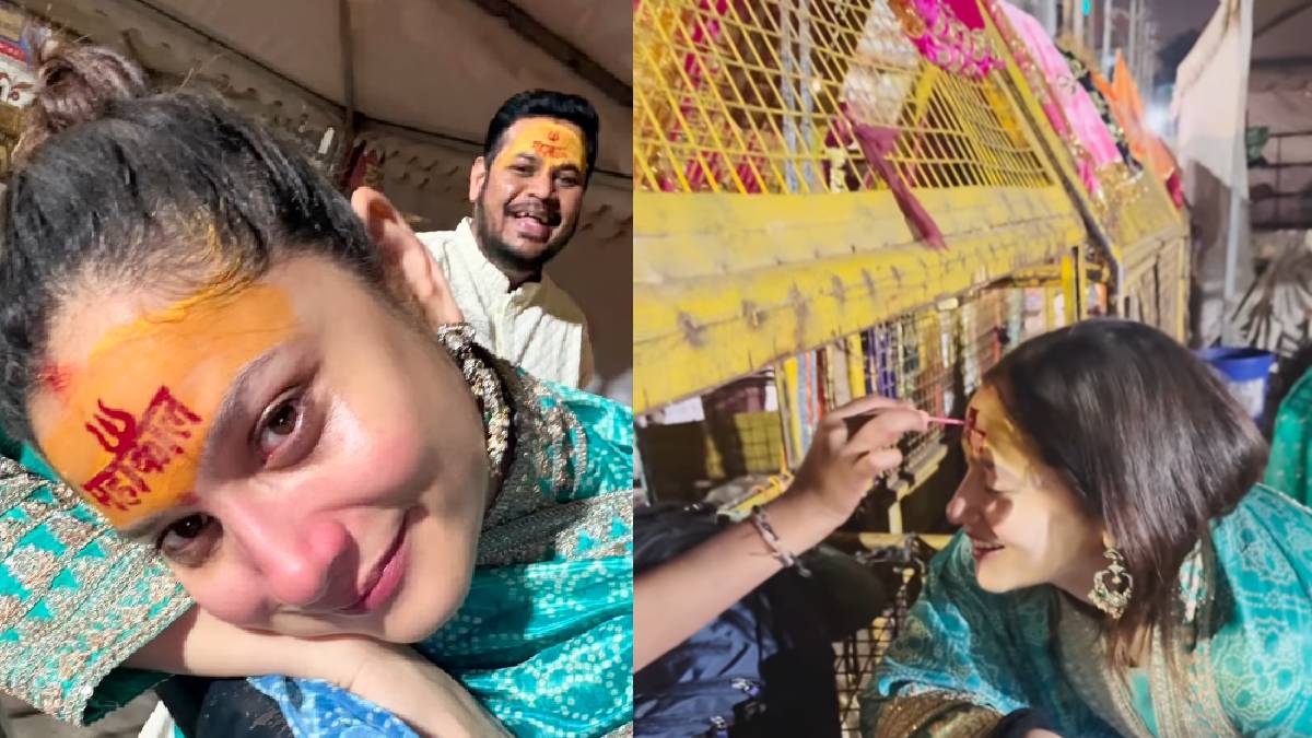 पति संग भगवान भोले की शरण में पहुंची अंकिता लोखंडे, उज्जैन के महाकाल के दरबार में टेका माथा