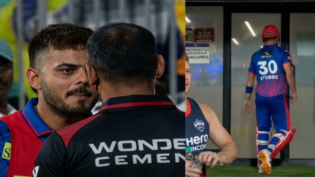 VIDEO: ग्लव्स बदलने से रोका, तो अंपायर पर भड़के नितीश राणा, स्टब्स ने गुस्से में पटका हेलमेट