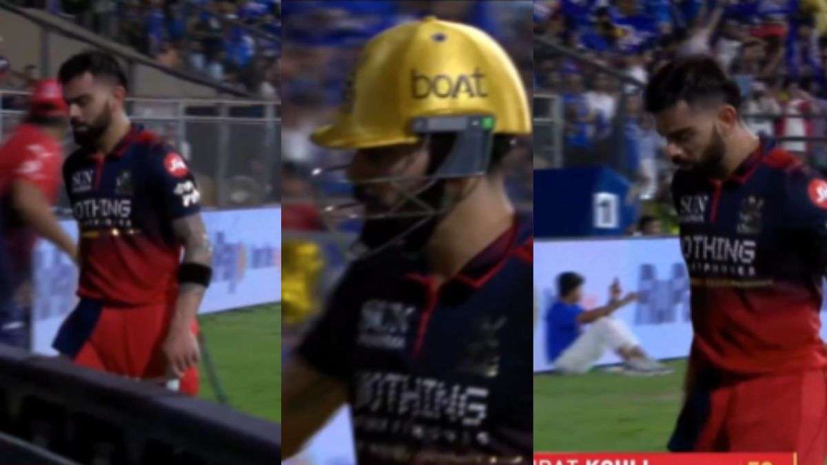 विराट कोहली आउट होने के बाद हुए आग बबूला, गुस्से में फेंका ग्लव्स और हेलमेट, वीडियो हुआ वायरल