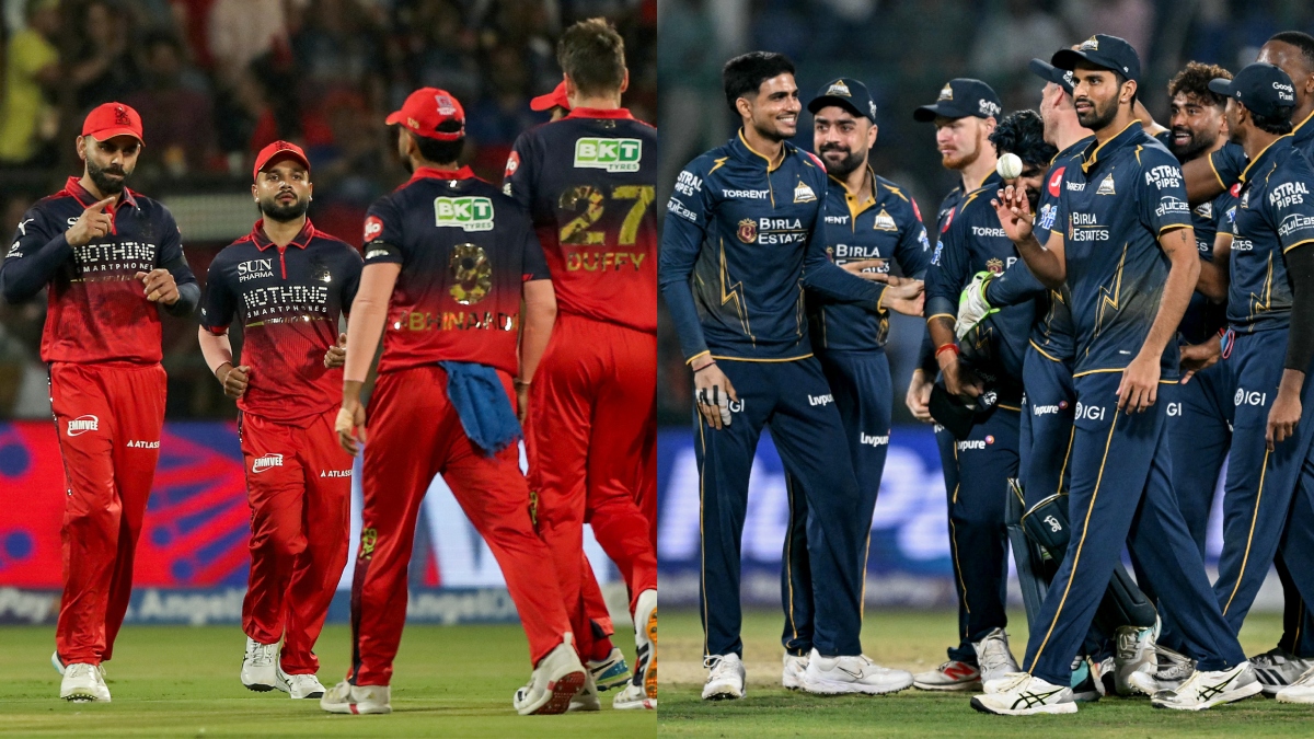 RCB vs GT Head To Head: डिफेंडिंग चैंपियन का घर पर होगा गुजरात से सामना, अब तक दिखी है बराबरी की टक्कर