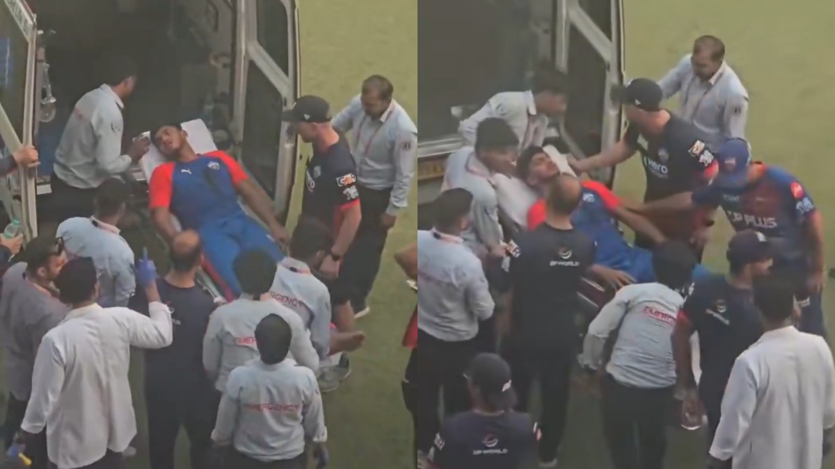 IPL 2026: दिल्ली कैपिटल्स के खिलाड़ी के मुंह पर लगी गेंद, एंबुलेंस से तुरंत ले जाया गया अस्पताल; देखें VIDEO