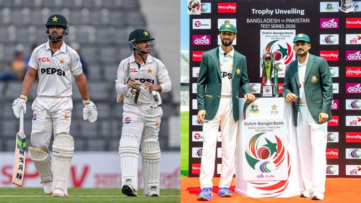 BAN vs PAK, 2nd Test: दूसरे दिन का खेल हुआ खत्म, बांग्लादेश के पास दूसरी पारी में 156 रनों की बढ़त