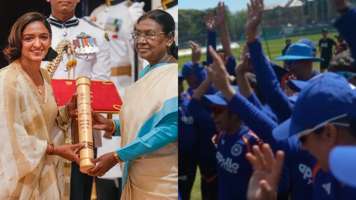इंग्लैंड में टीम इंडिया ने मनाया कप्तान हरमनप्रीत कौर के पद्म श्री सम्मान का जश्न, VIDEO वायरल