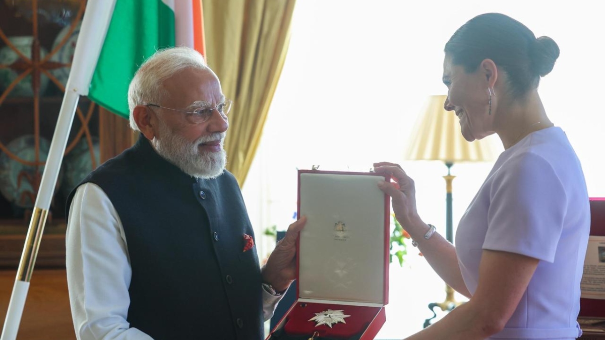 PM Modi Sweden Visit: पीएम मोदी बोले- 'मुझे ऑर्डर ऑफ द पोलर स्टार मिलना 140 करोड़ भारतीयों का सम्मान'