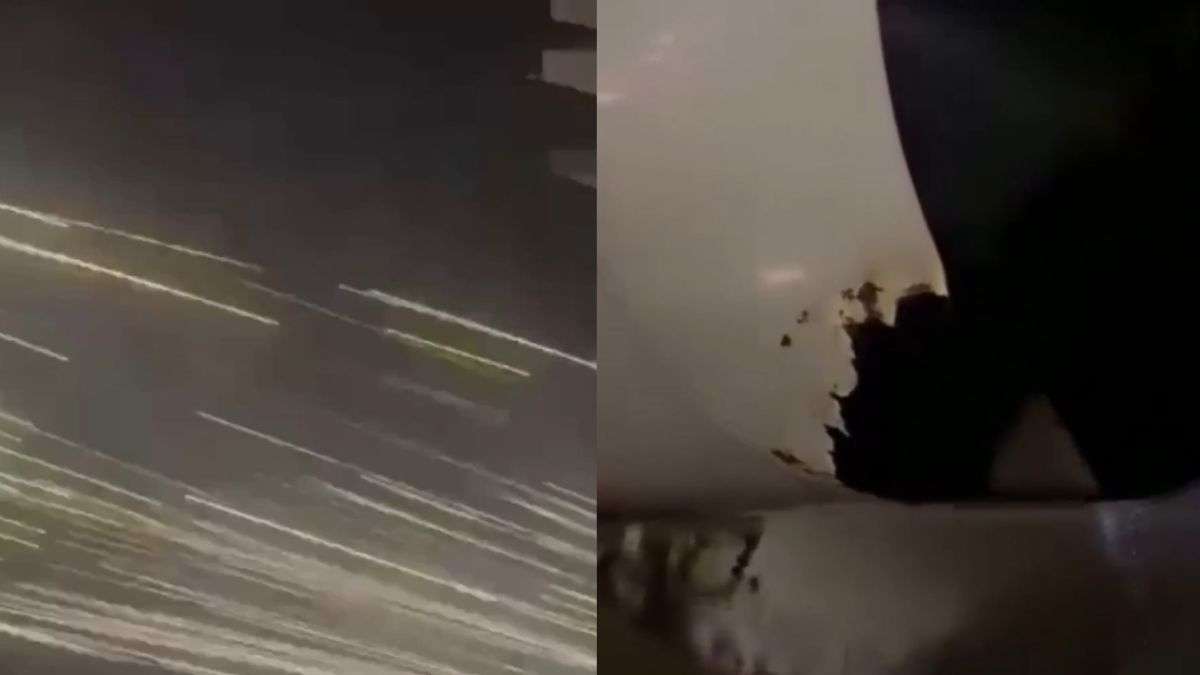 श्रीलंका से सिडनी जा रही 233 लोगों से भरी फ्लाइट पर गिरी बिजली, सामने आया वीडियो