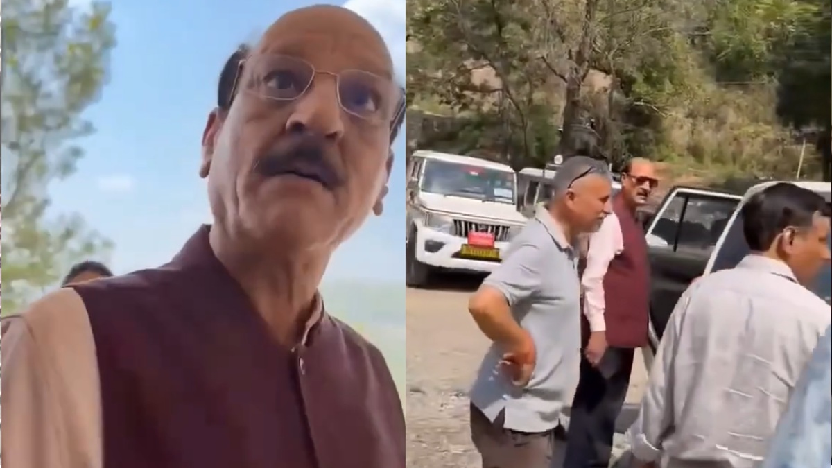 नगरपालिका की वोटिंग में पोलिंग बूथ के अंदर कई लोगों के साथ घुसे मंत्री जी, महिला कार्यकर्ताओं ने भगाया-VIDEO