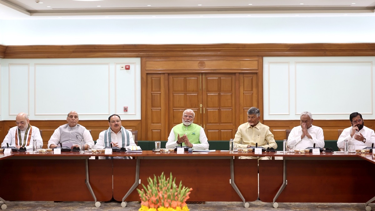 कल दिल्ली के भारत मंडपम में NDA की बड़ी बैठक, सभी सहयोगी दलों के नेता होंगे शामिल