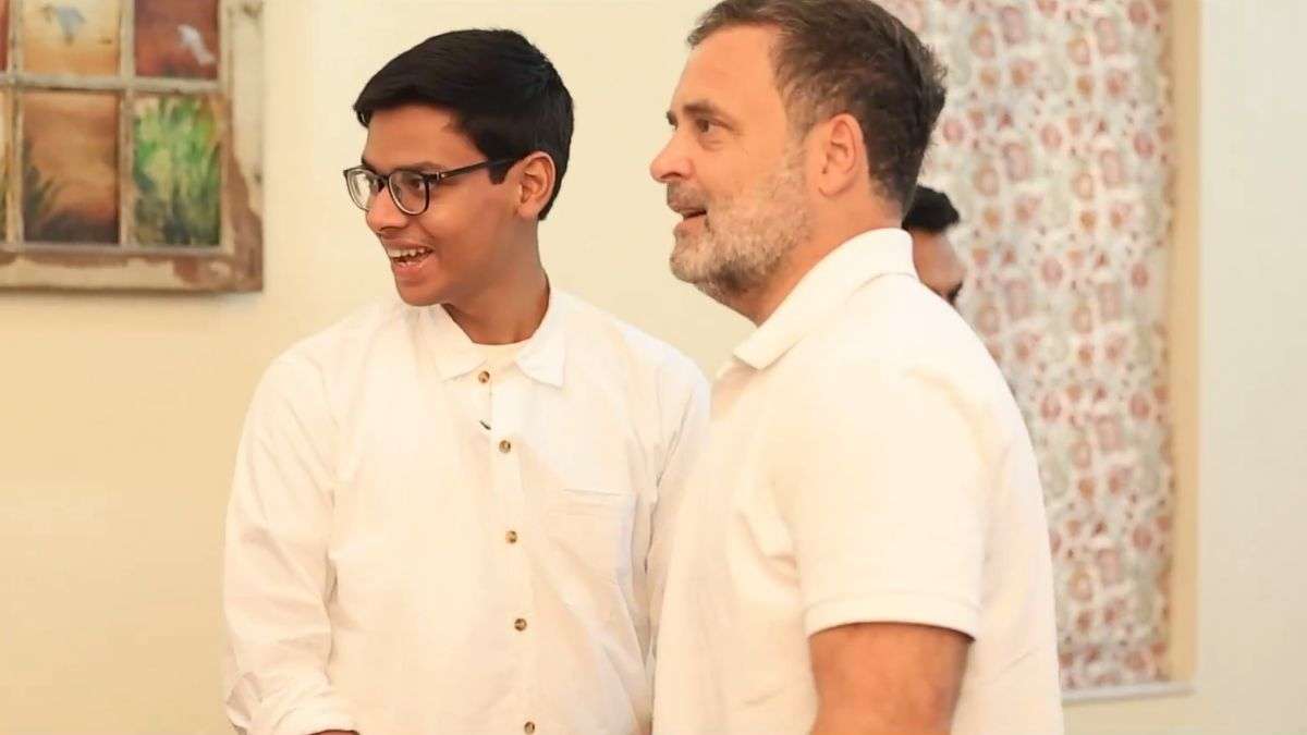 राहुल गांधी ने 18 साल के सार्थक की जमकर की तारीफ, बोले- "ये तो CBI से भी तेज निकला", सामने आया VIDEO