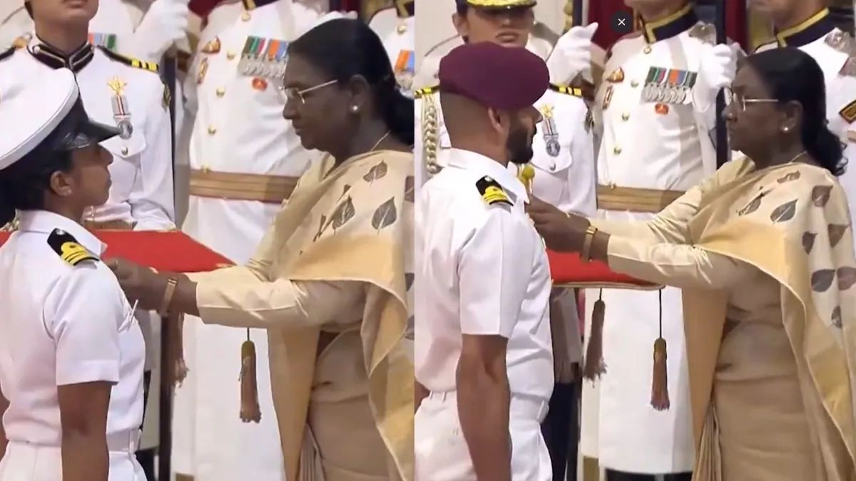 राष्ट्रपति द्रौपदी मुर्मू ने बहादुर जवानों को कीर्ति चक्र, वीर चक्र और शौर्य चक्र से किया सम्मानित; यहां देखें पूरी लिस्ट