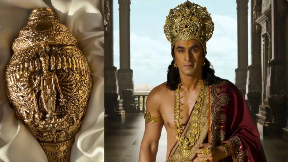 'रामायण' के मेकर्स ने कॉमिक कॉन में लोगों को दिया सुनहरा शंख? श्रीराम की कलाकृति से सजा खूबसूरत गिफ्ट, वायरल हुआ वीडियो