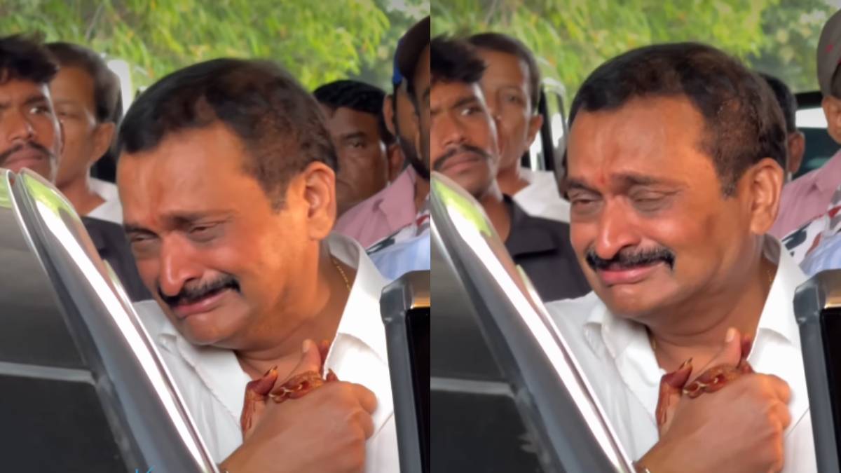 बेटी जननी का हाथ सीने से लगाया और फूट-फूटकर रो पड़े ब्लॉकबस्टर स्टार बैंडला गणेश, विदाई में छलका पिता का दर्द