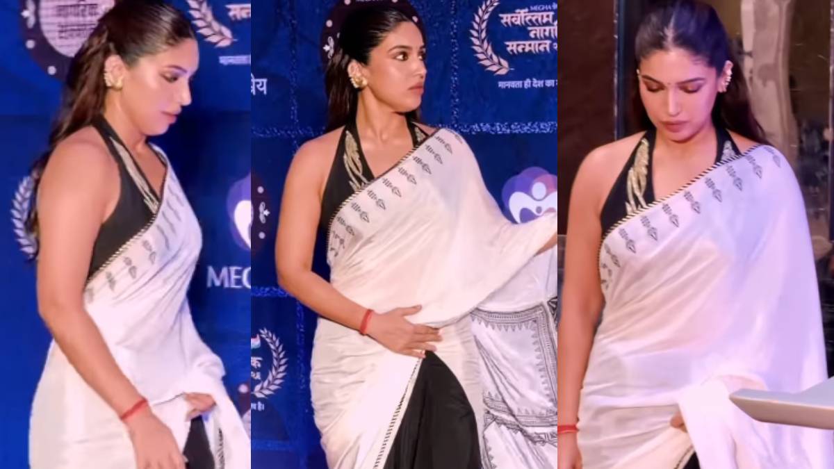 भूमि पेडनेकर का रेड कार्पेट मोमेंट वायरल, राष्ट्रगान के प्रति दिखाया सम्मान, नेटिजंस ने बांधे तारीफों के पुल