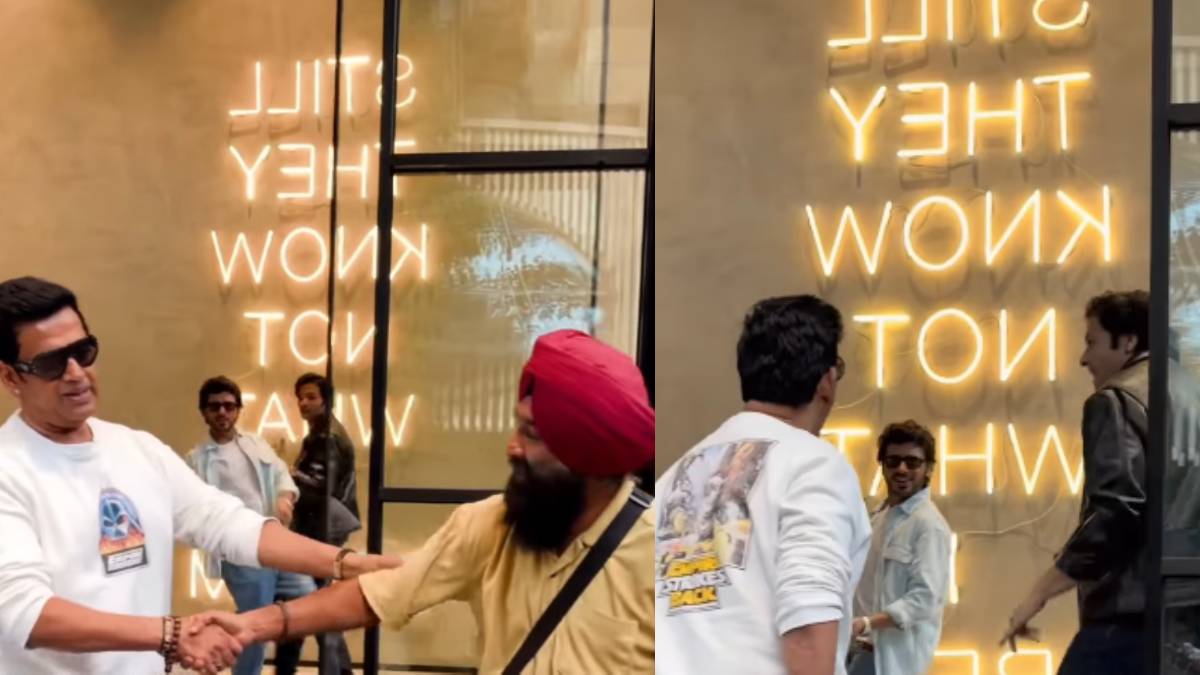 आगे 'लॉर्ड रवि' फैन संग कर रहे थे मस्ती, पीछे खड़े मुन्ना और गुड्डू भैया ने चुराया गुच्ची स्टेप, छाई 'मिर्जापुर' स्टार्स धमाचौकड़ी