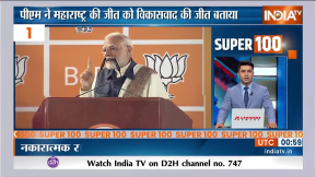 Super 100 : पीएम मोदी ने कहा- महाराष्ट्र ने सारे रिकॉर्ड तोड़ दिए, 50 साल बाद किसी गठबंधन को ऐसी जीत मिली 