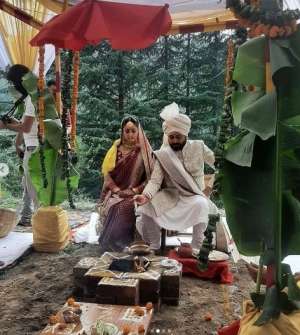 Yami Gautam Aditya Dhar Inside pictures of intimate wedding ceremony see pics