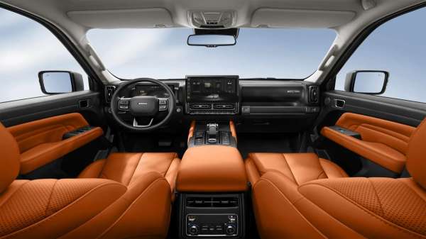 Haval H9 का इंटीरियर।
