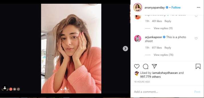 ananya panday instagram post