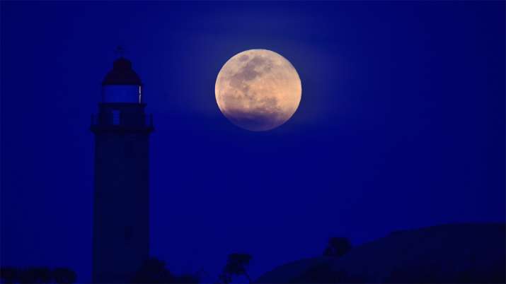 Mamallapuram, Chengalpattu, supermoon