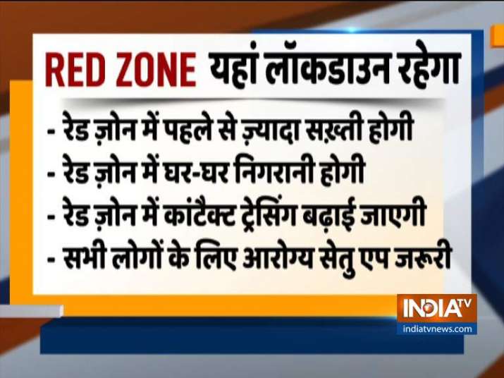 know all the details about relaxations in red zones lockdown extended till may 17