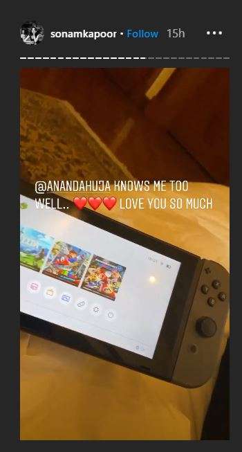 sonam kapoor instagram story sonam kapoor instagram story
