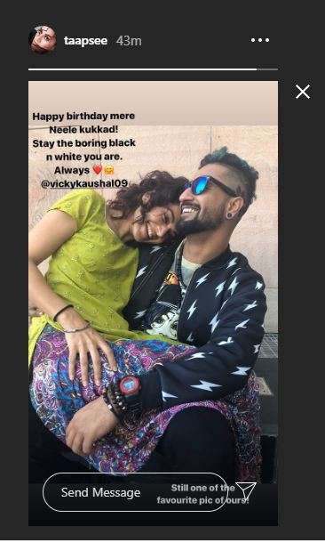 taapsee pannu instagram story