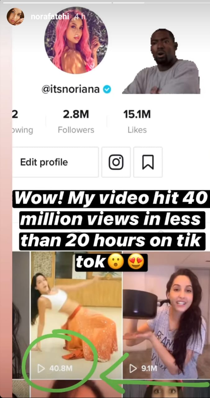 nora fatehi instagram