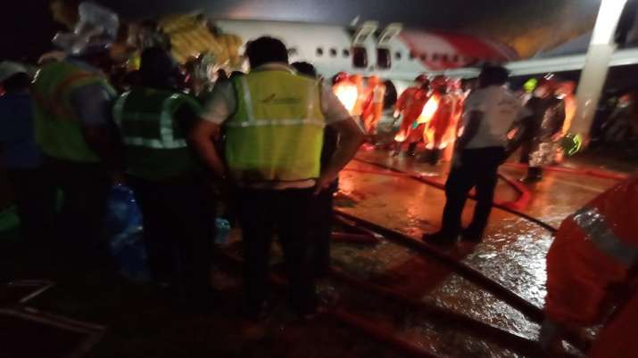 Kozhikode plane crash photo