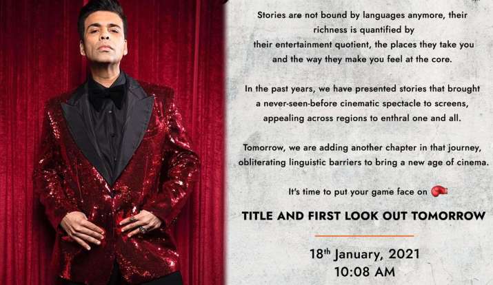 Karan Johar is going to make a big announcement, this post is going viral on social media