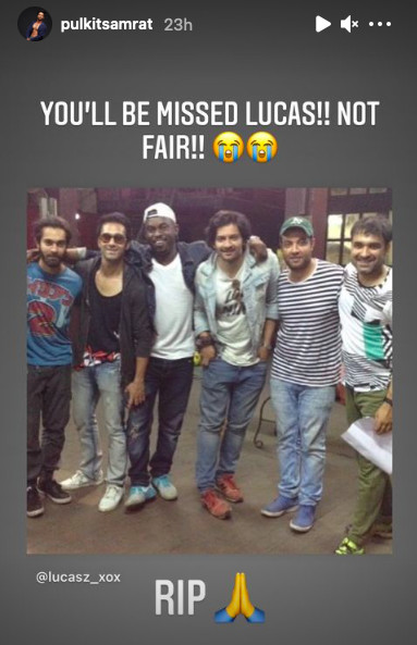Pulkit Samrat post 