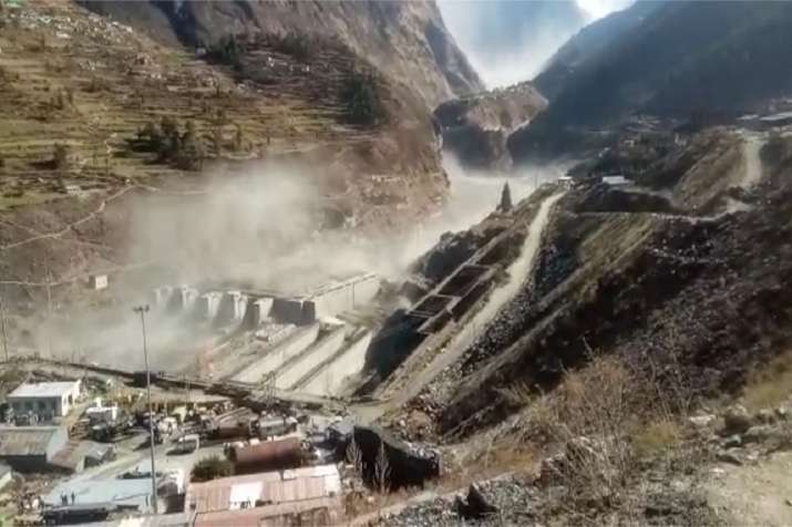 uttarakhand chamoli glacier Flood latest update news images