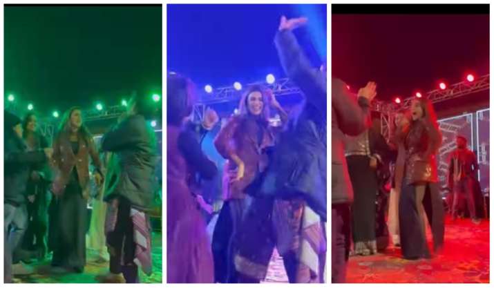 भोजपुरी एक्ट्रेस अक्षरा सिंह ने स्टेज पर लगाए ठुमके, डांस Video हुआ वायरल