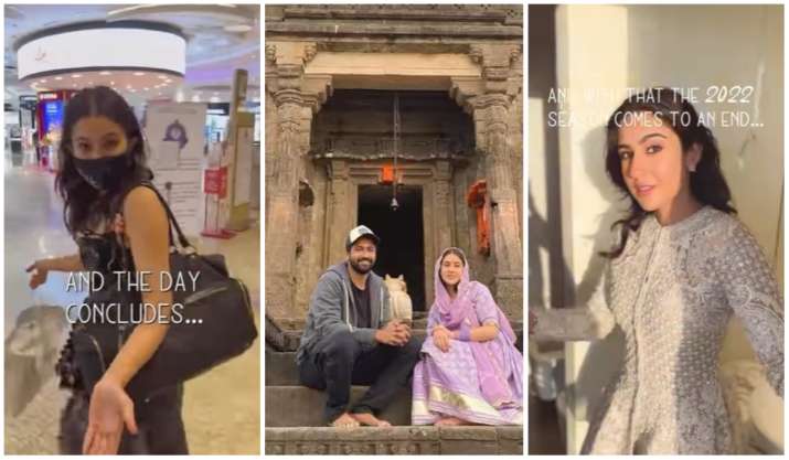 Sara Ali Khan का ऐसे बीता साल 2022, Video में कभी जिम तो कभी शूटिंग की दिखाई झलक
