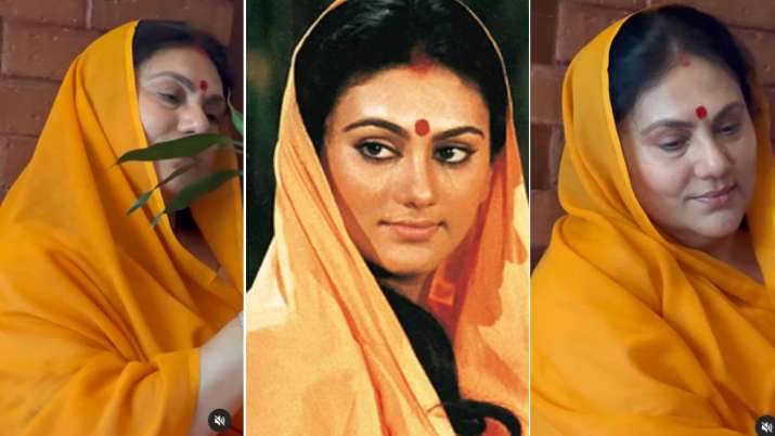 राम नवमी पर दीपिका चिखलिया ने फैंस को दिया सरप्राइज, सालों बाद फिर लोगों को हुए 'रामायण' की माता सीता के दर्शन